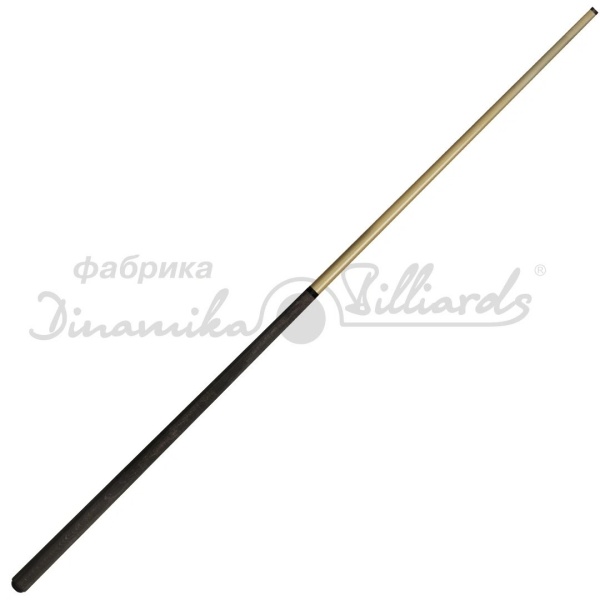 Кий бильярдный Dinamika Billiards Клубный 0-1-P (КийД01Р.Кл.Эб), односоставный, эбен