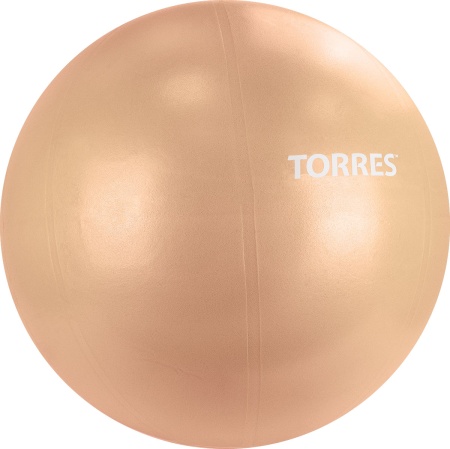 Фитбол Torres AL122165PN, 65 см, гладкий, с насосом, пудровый