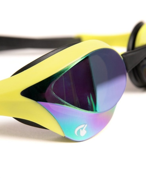 Очки для плавания Arena Cobra Ultra Swipe Mirror 002507-110, хамелеон линзы, салатовый/черный