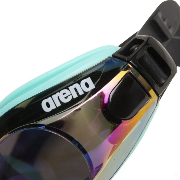 Очки для плавания Arena Zoom X-fit Mirror 009439-112, хамелеон линзы, голубой/черный