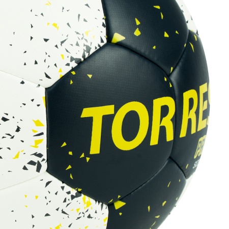 Мяч гандбольный Torres Pro H32162, ПУ, 4 подкл. слоев, гибрид сшивка, черный/белый, разм. 2