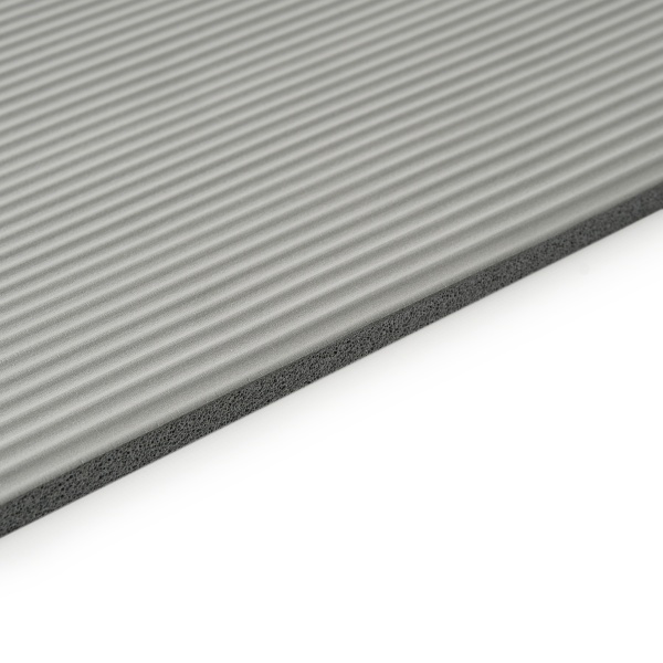 Коврик для йоги Torres Soft, YL10112, NBR (синт.каучук), 12 мм, разм. 183 х 61 см, серый
