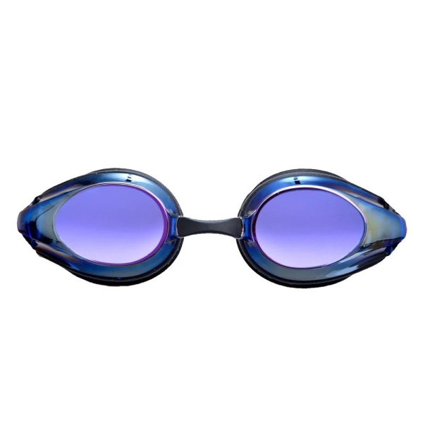 Очки для плавания Arena Tracks Mirror 92370-74, фиолетовые линзы, синий/черный