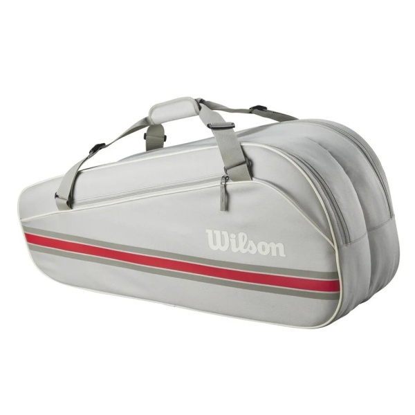 Сумка теннисная Wilson Team 2025 (6 pack) WR8039903001, серый