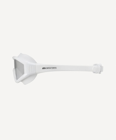 Очки-маска для плавания 25Degrees Vision White 25D25002, подростковый, прозрачные линзы, белый
