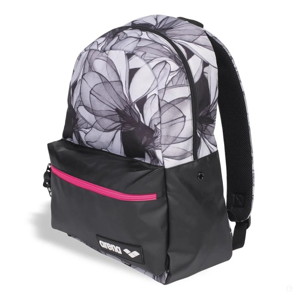 Рюкзак Arena Team Allover 002484-117, 30 л, белый/черный