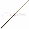 Кий бильярдный Dinamika Billiards Клубный 0-1-P (КийД01Р.КлТл.Эб), односоставный, эбен, тюльпан