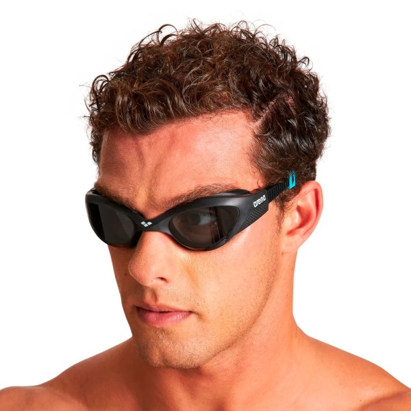 Очки для плавания Arena The One 001430-545, черные линзы, черный