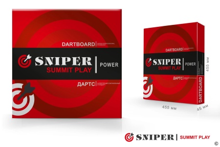 Дартс Sniper Summit Play Power SSP-18PSP, диам. 18", дротики 6 шт.