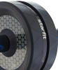 Ролик для пресса StarFit RL-106, диам. 16.5 см, широкий, черный/синий