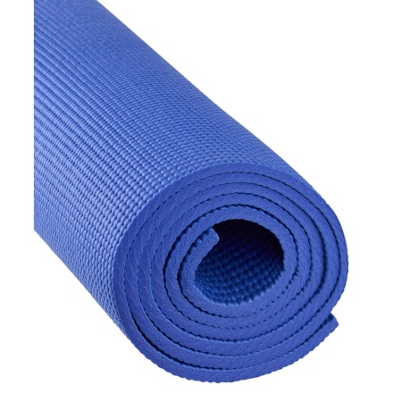 Коврик для йоги StarFit FM-101, ПВХ, 8 мм, разм. 183 х 61 см, темно-синий